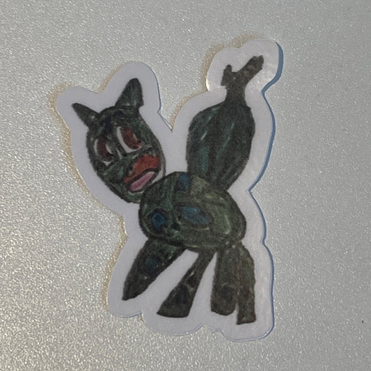 Bulbasaur Sticker by Lemoncake