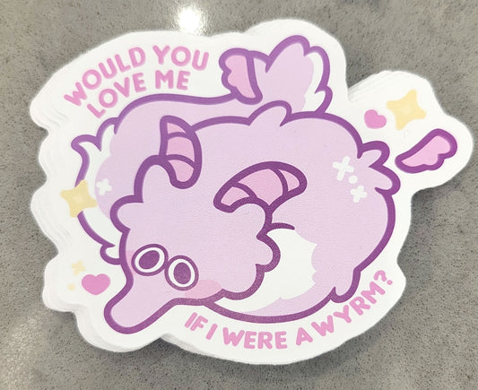 Wyrm Love Sticker