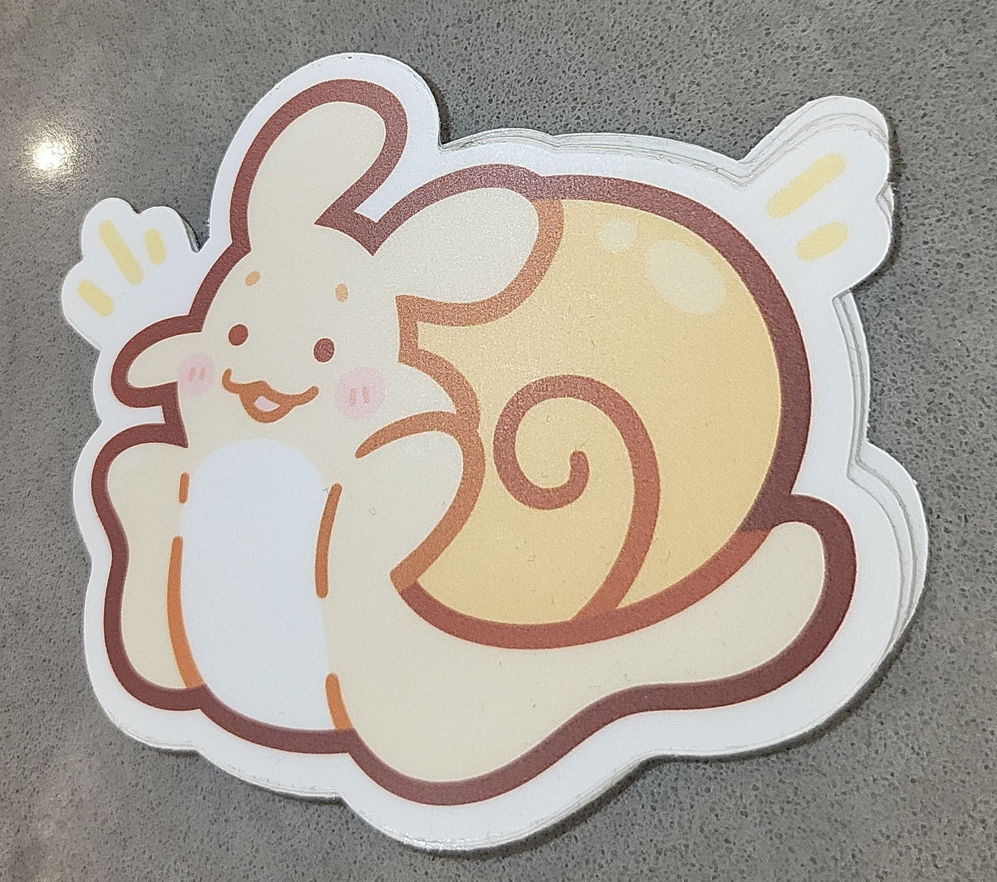 Happy Snail Sticker