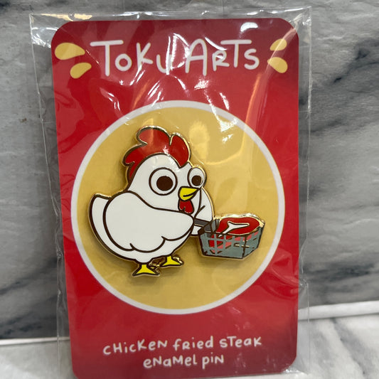 Chicken Fried Steak Enamel Pin