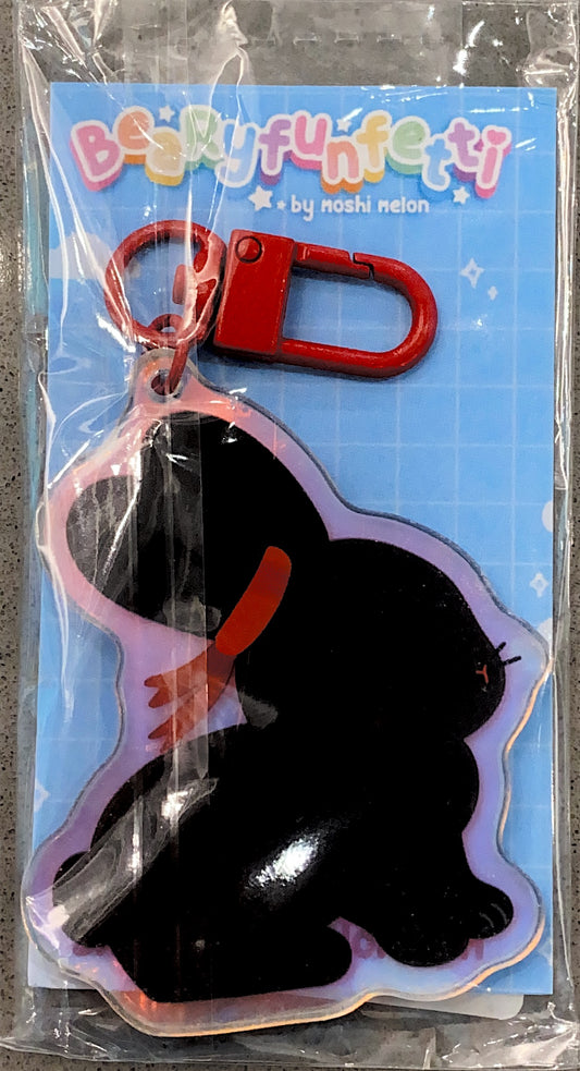 BLACK BUNNY CHARM