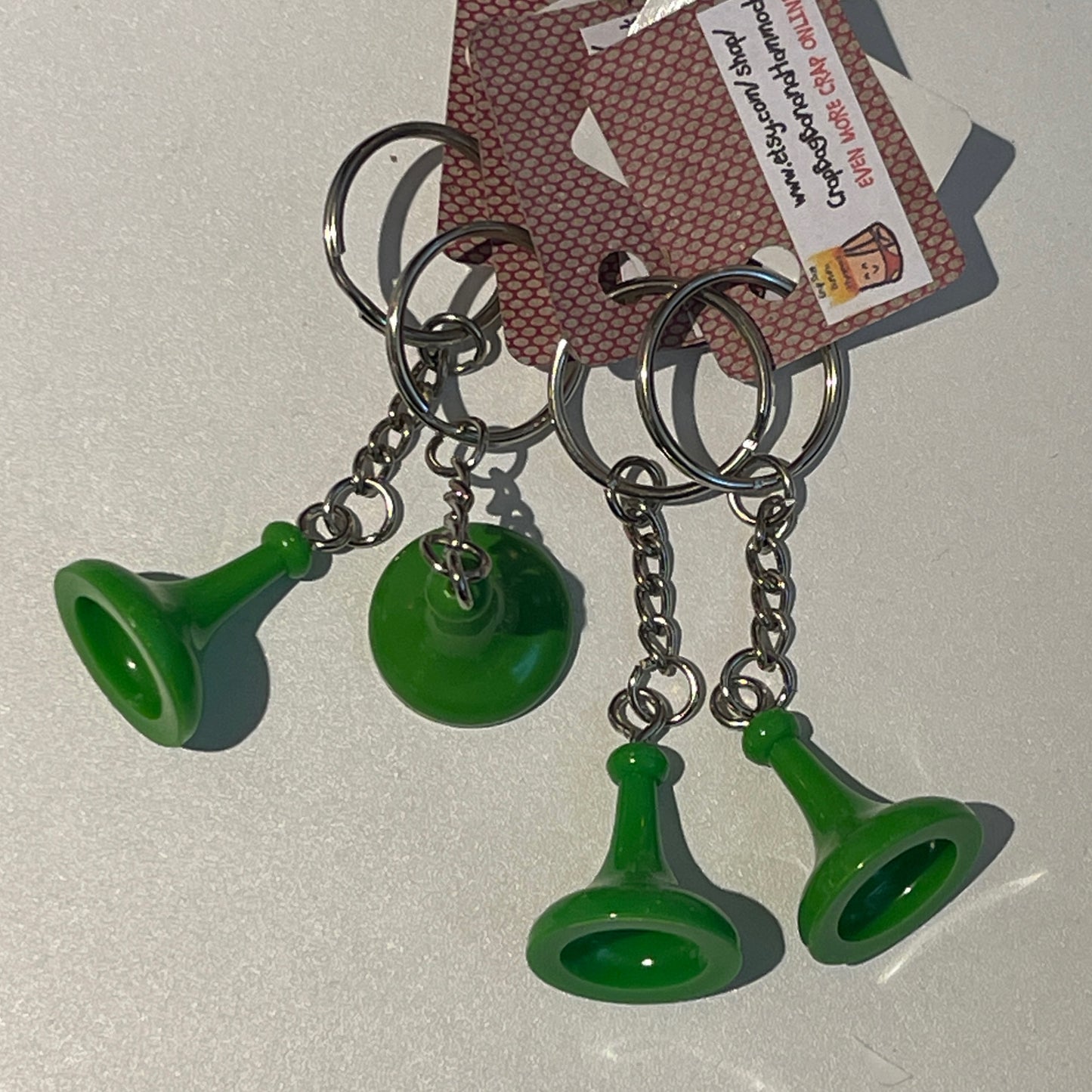 Sorry! Green Keychain