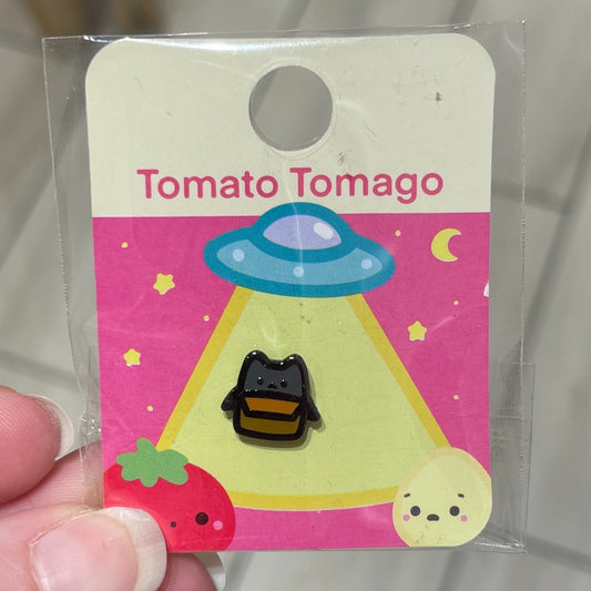 Box Cat Black Mini Pin