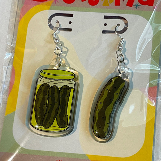 Pickle Earrings