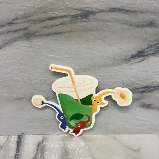 Matcha Pikmin sticker