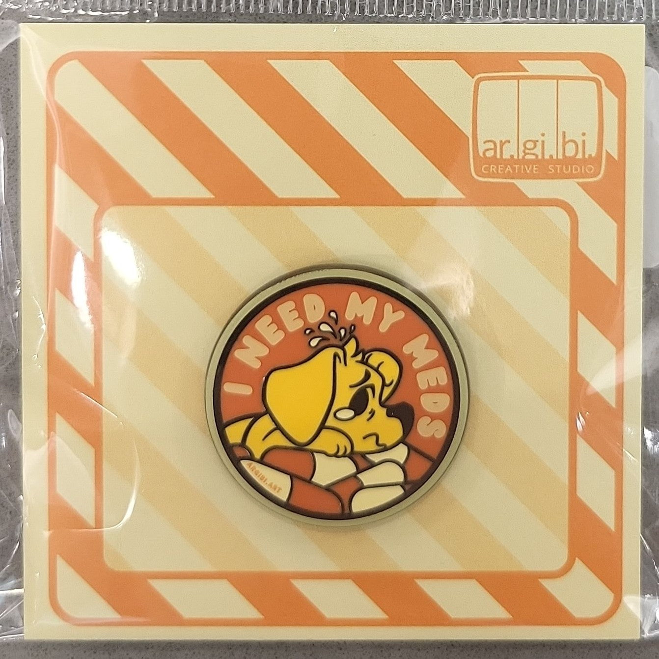 I Need My Meds Enamel Pin