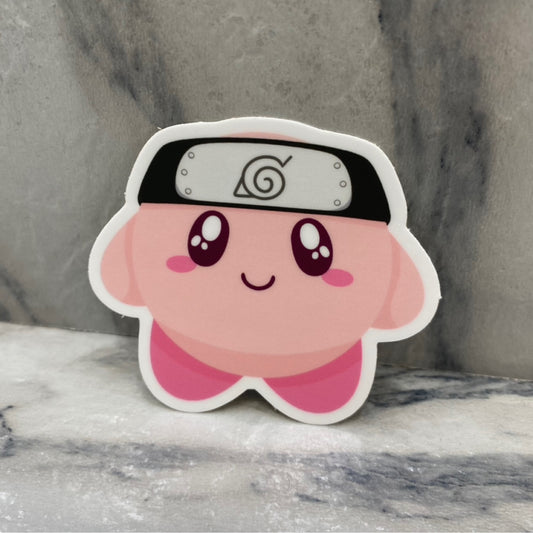 Kirby Headband Sticker