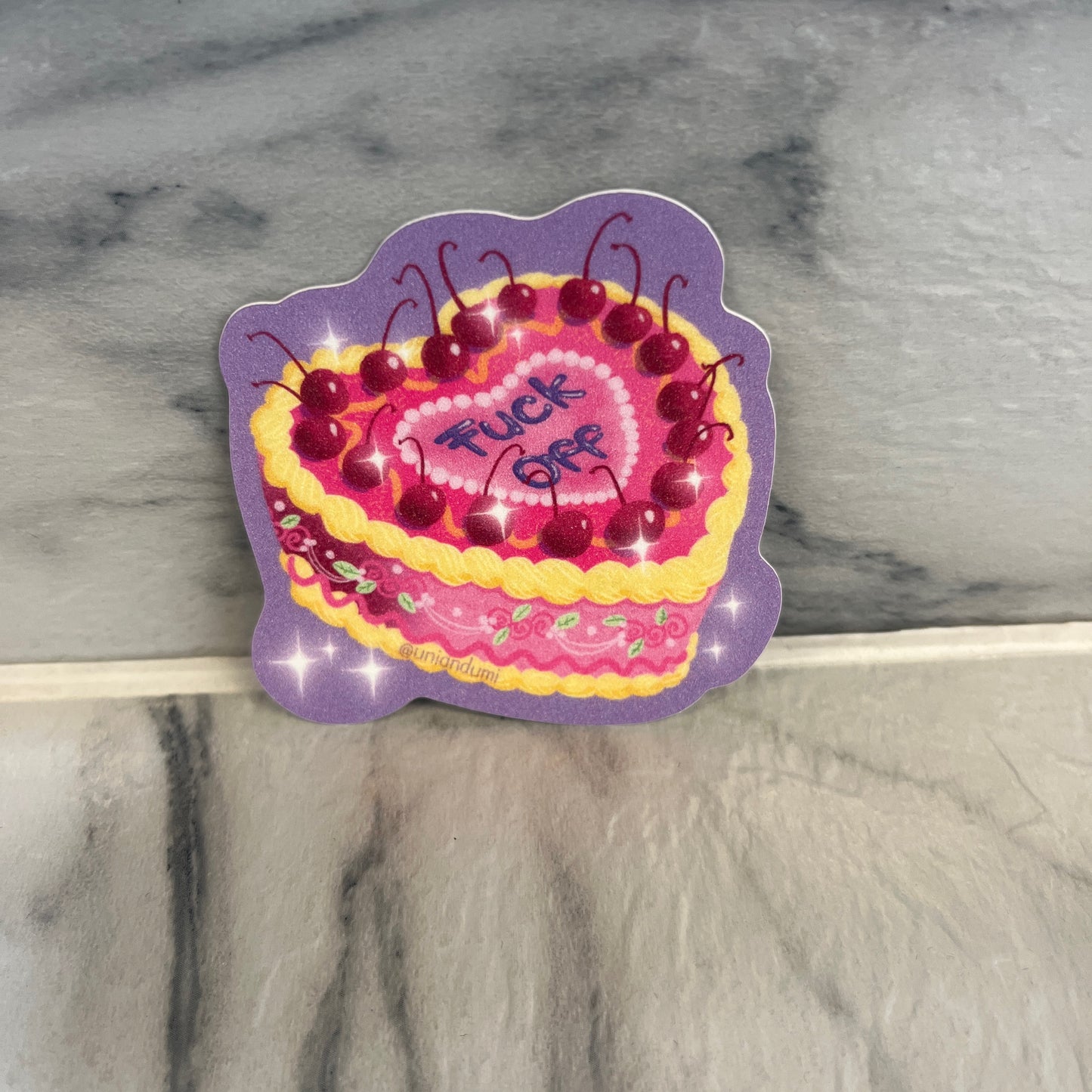 F*ck Off Cake Sticker