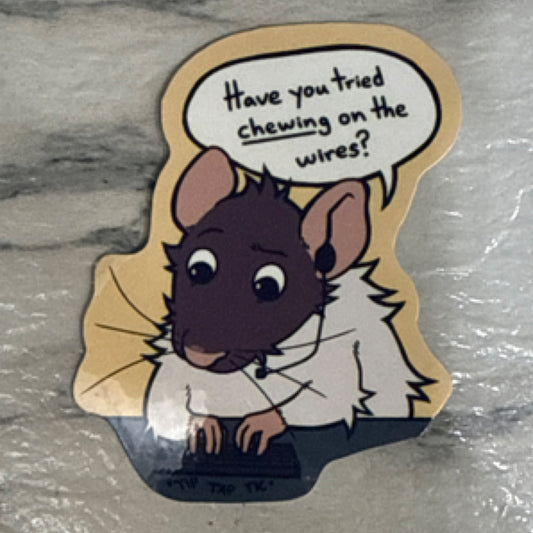 TECH RAT STICKER