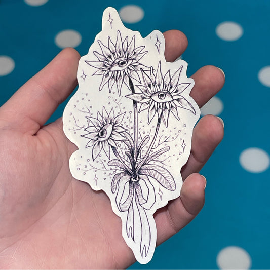 Black Eyed Bouquet Sticker