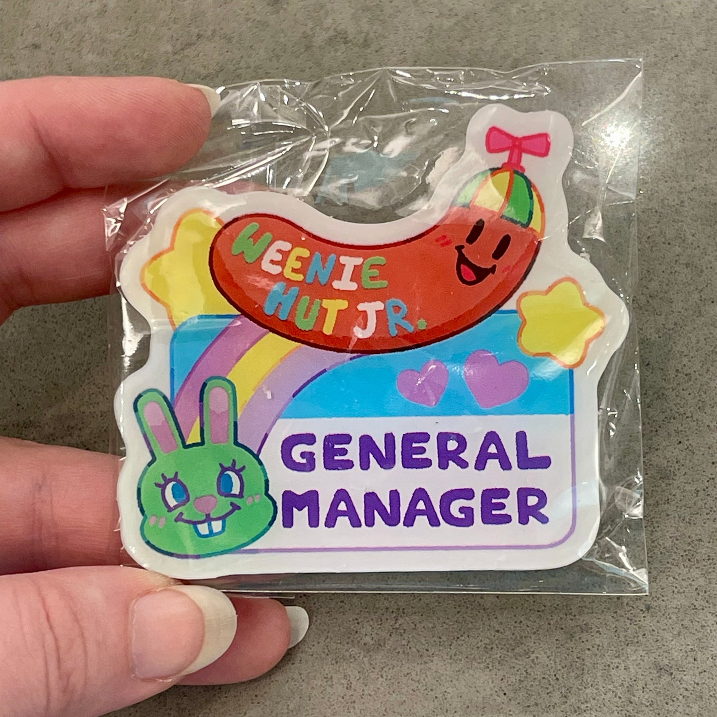 Weenie Hut Jr. Manager Pin