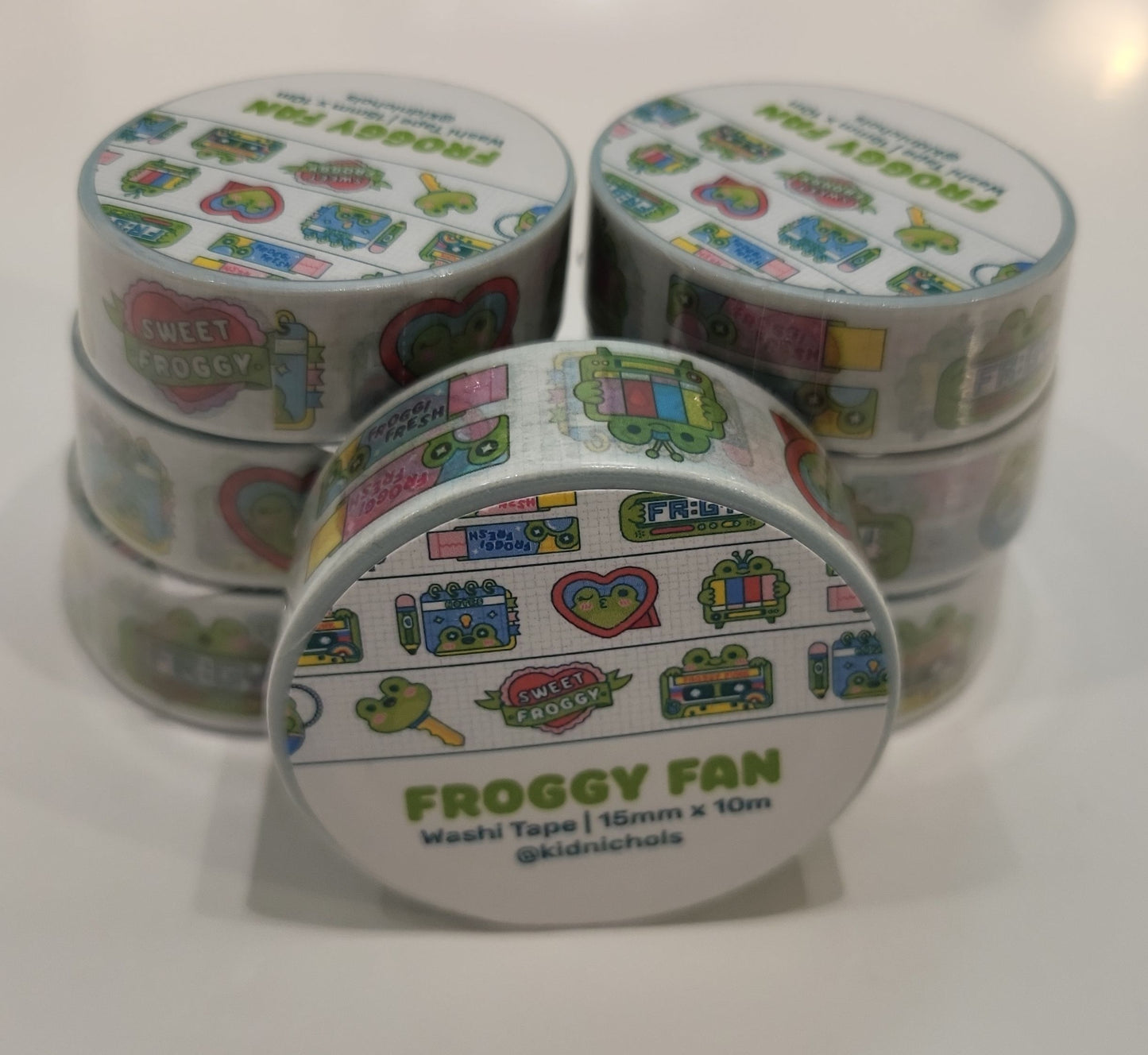 Froggy Fan Washi Tape