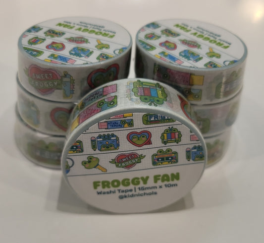 Froggy Fan Washi Tape