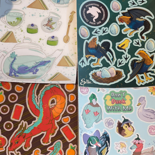 Dolphin Production's Sticker Sheets