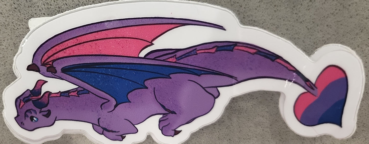 Dolphin Productions Sticker - Pride Dragons