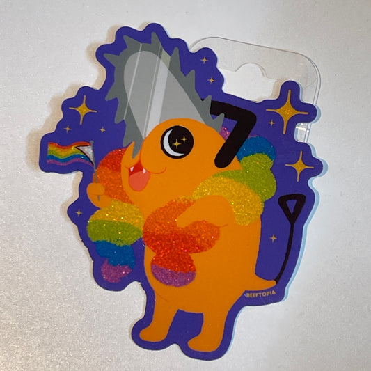 Pride Pochita Sticker