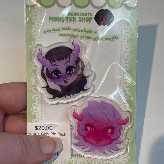 Succubus Girls Pin Pack