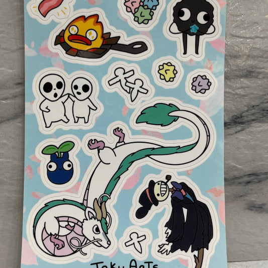 Ghibli Sticker Sheet