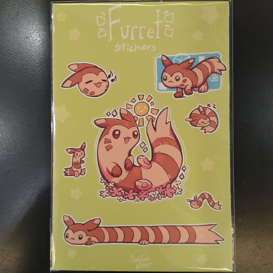 Furret Sticker Sheet