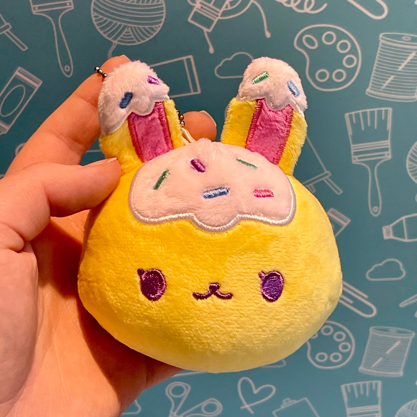 Plush Bunny Keychaim