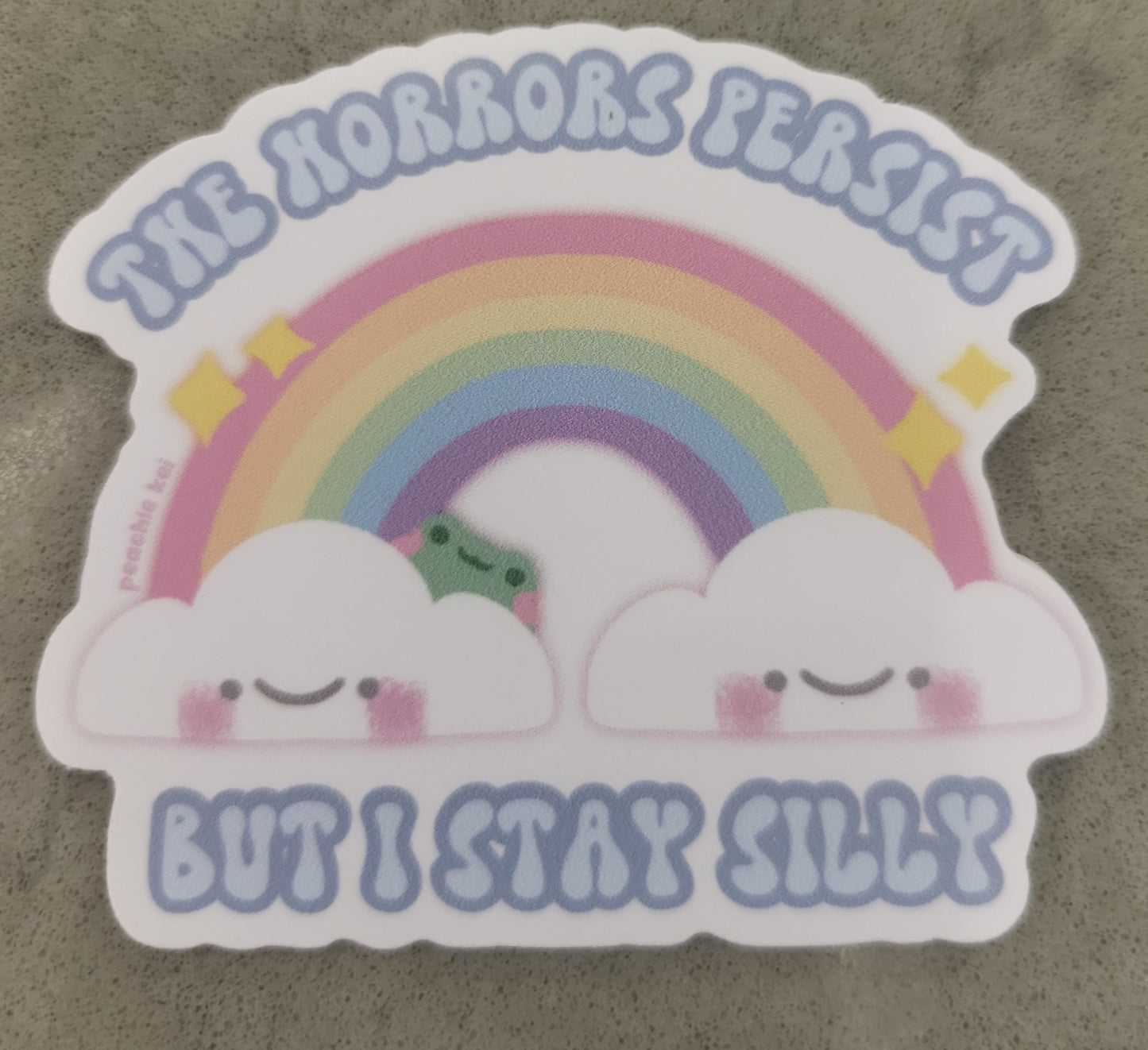 horrors persist sticker