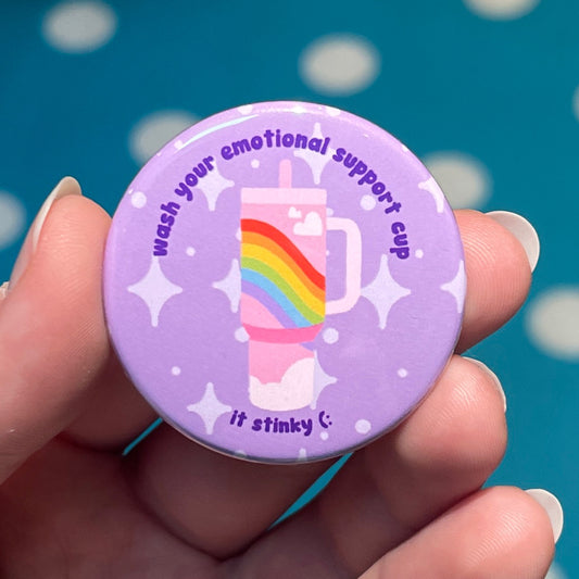 Emotional Support Cup Button