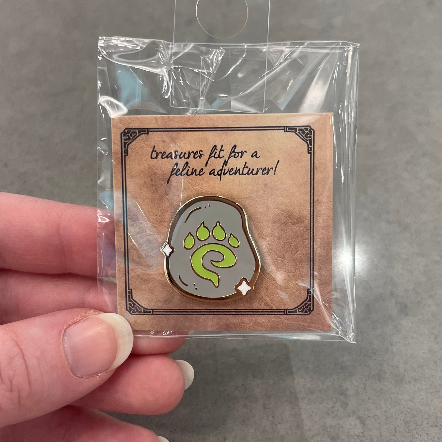 27A - Green Rune Enamel Pin