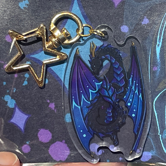 Nebula Dragon Keychain