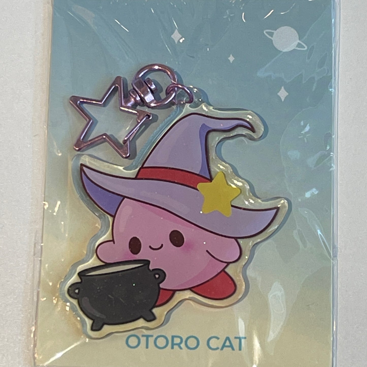 Kirby Witch Keychain
