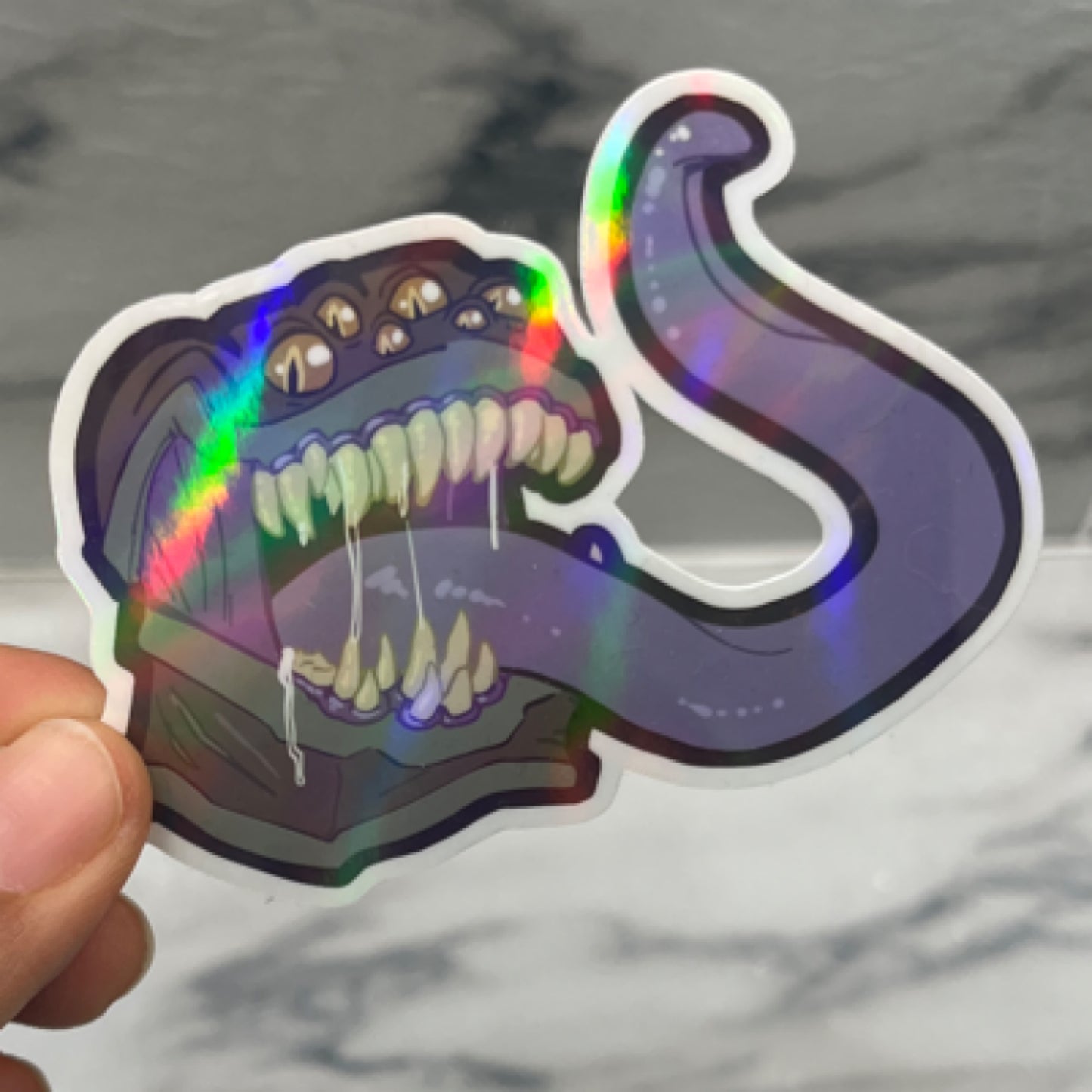 Mimic Sticker by Moonlit Menagerie