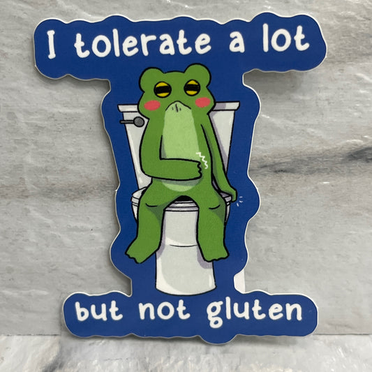 Gluten Intolerant Sticker