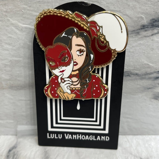 Happy Mask Enamel Pin