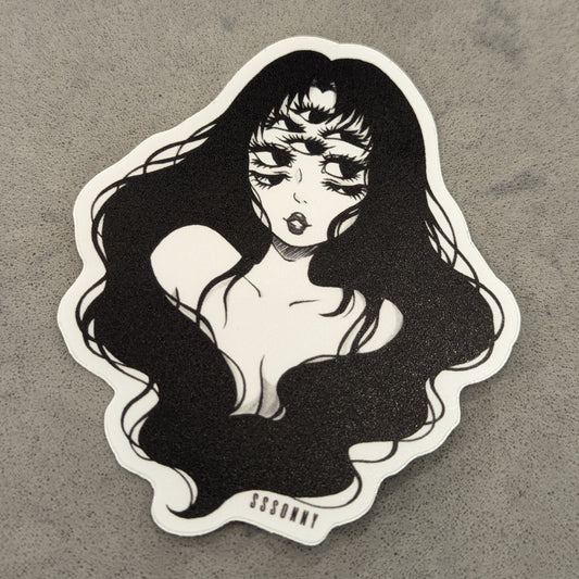 Lady of Eyes Sticker