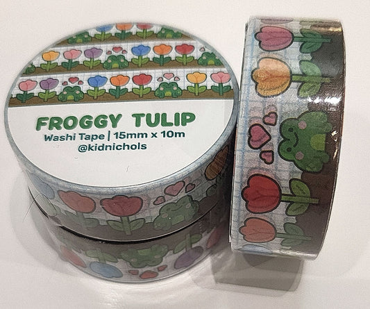 Froggy Tulip Washi Tape
