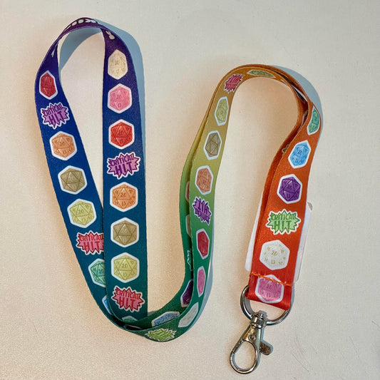 Dnd Dice Lanyard