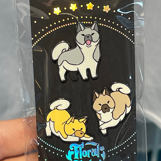 Pin Set Akita