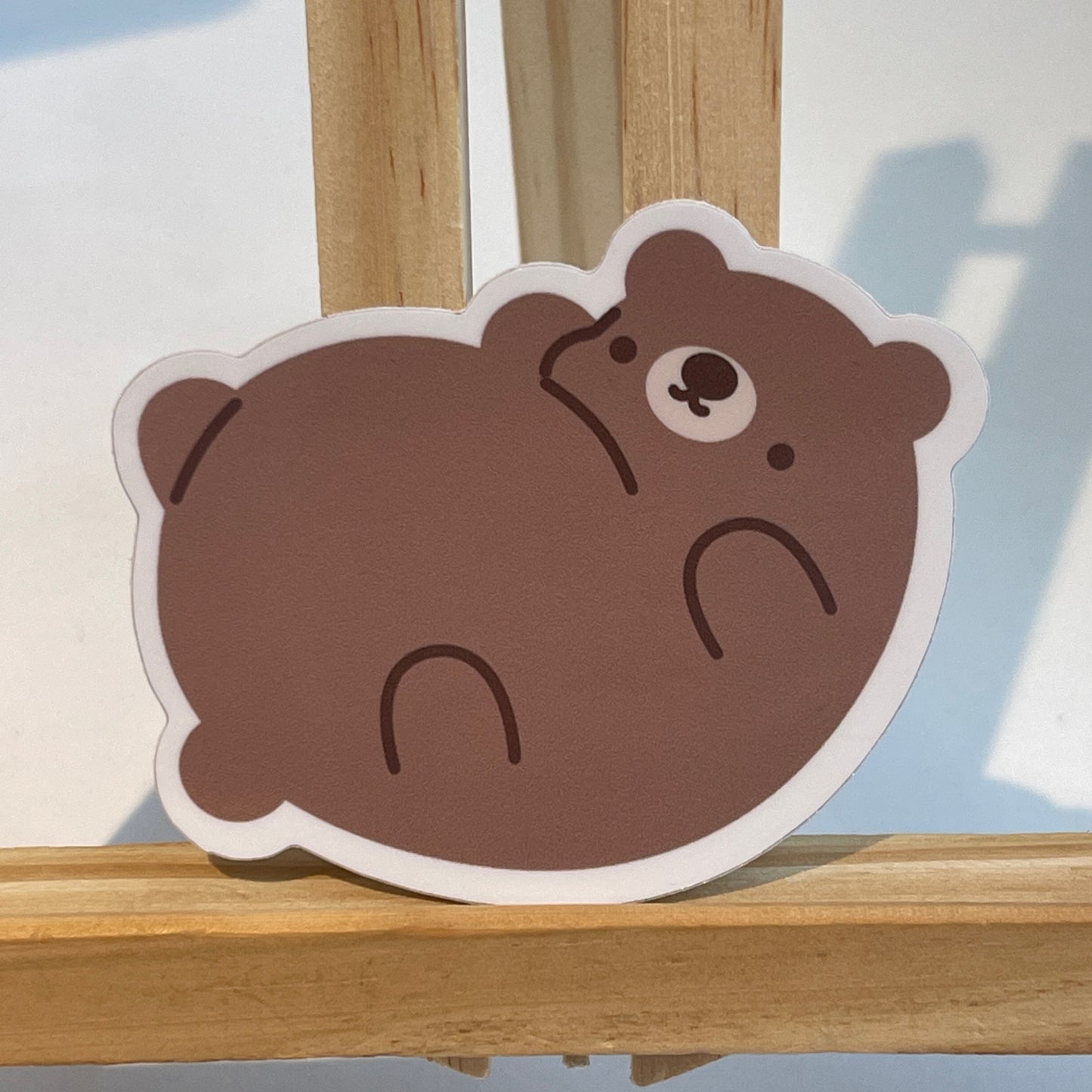 Roly Bear Vinyl Sticker