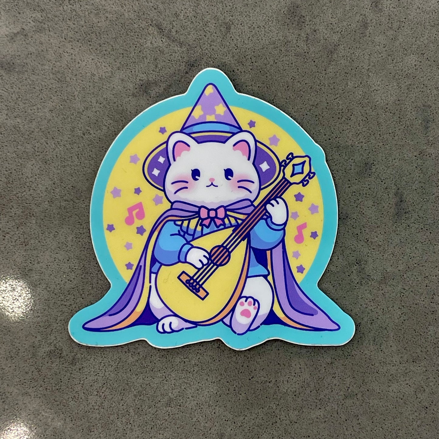 RPG Cats Bard Sticker