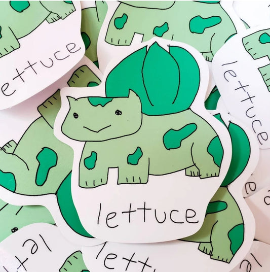 Lettuce Sticker