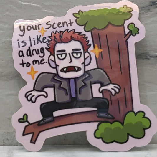 Edward in a Tree  Sticker