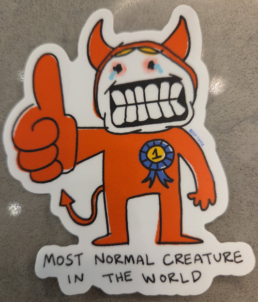 Most Normal Creature Sticker