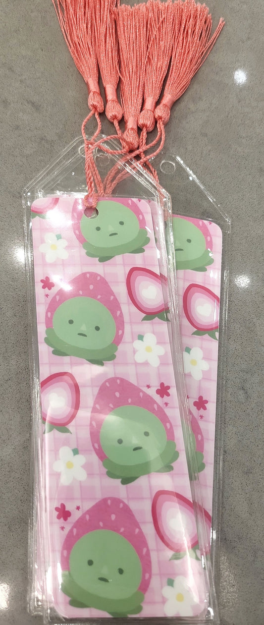 strawberry smiski bookmark