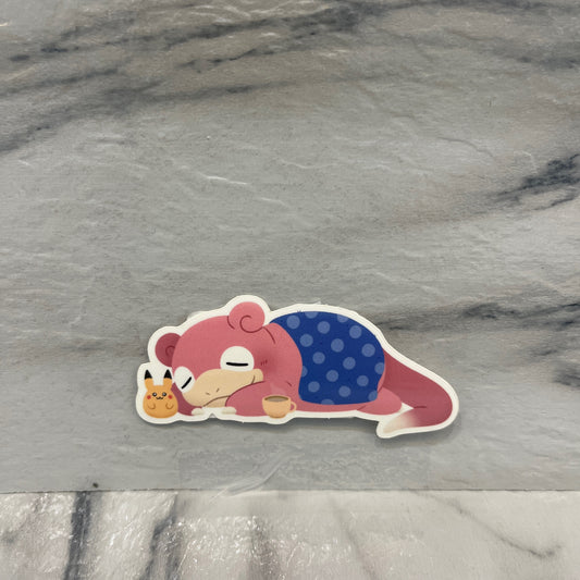 Sleepytime Slowpoke sticker