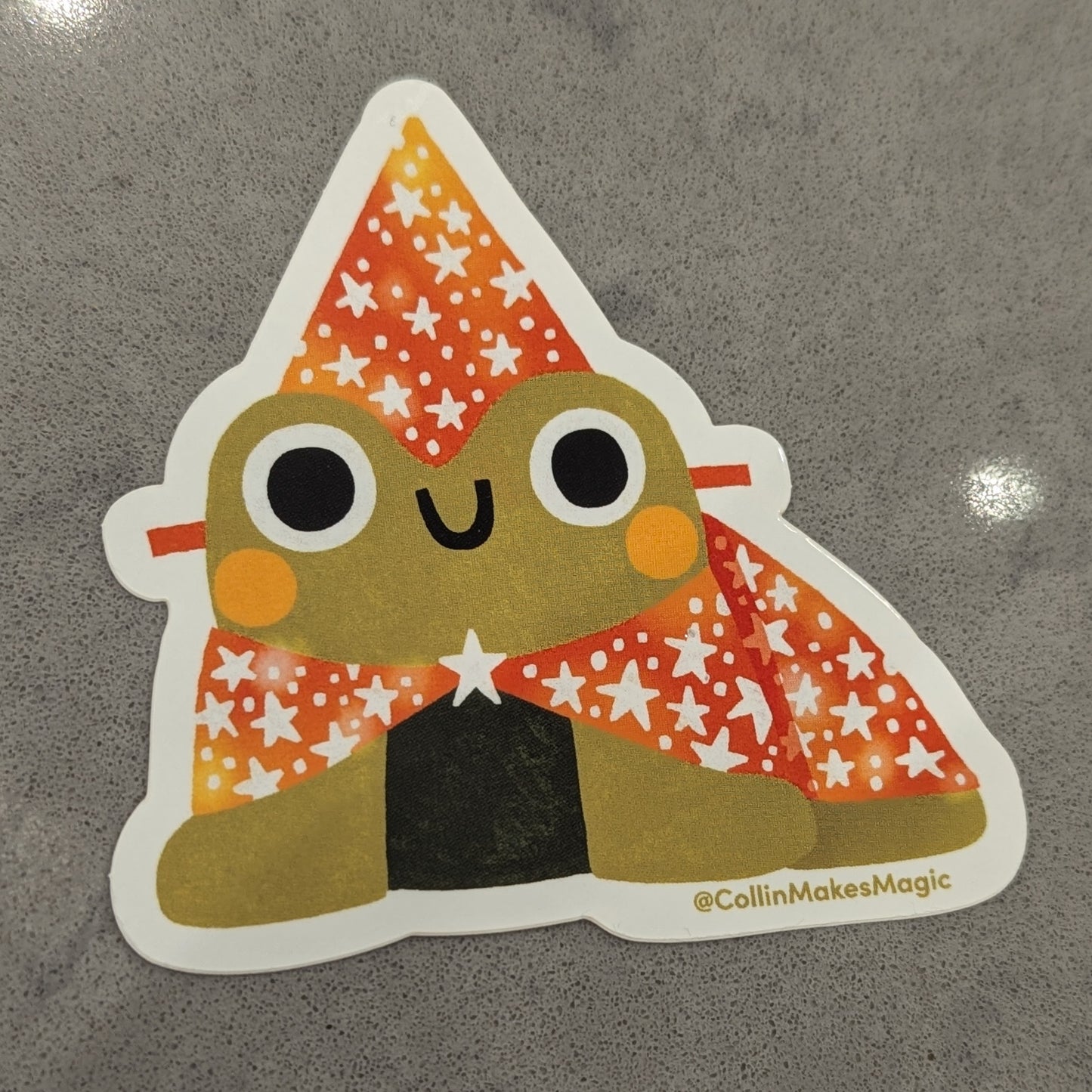 Cape (wizard frog) Vinyl Sticker