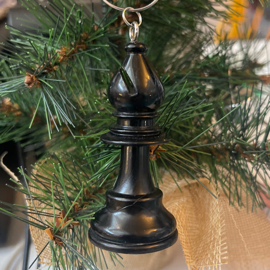 Chess Black Bishop Ornament