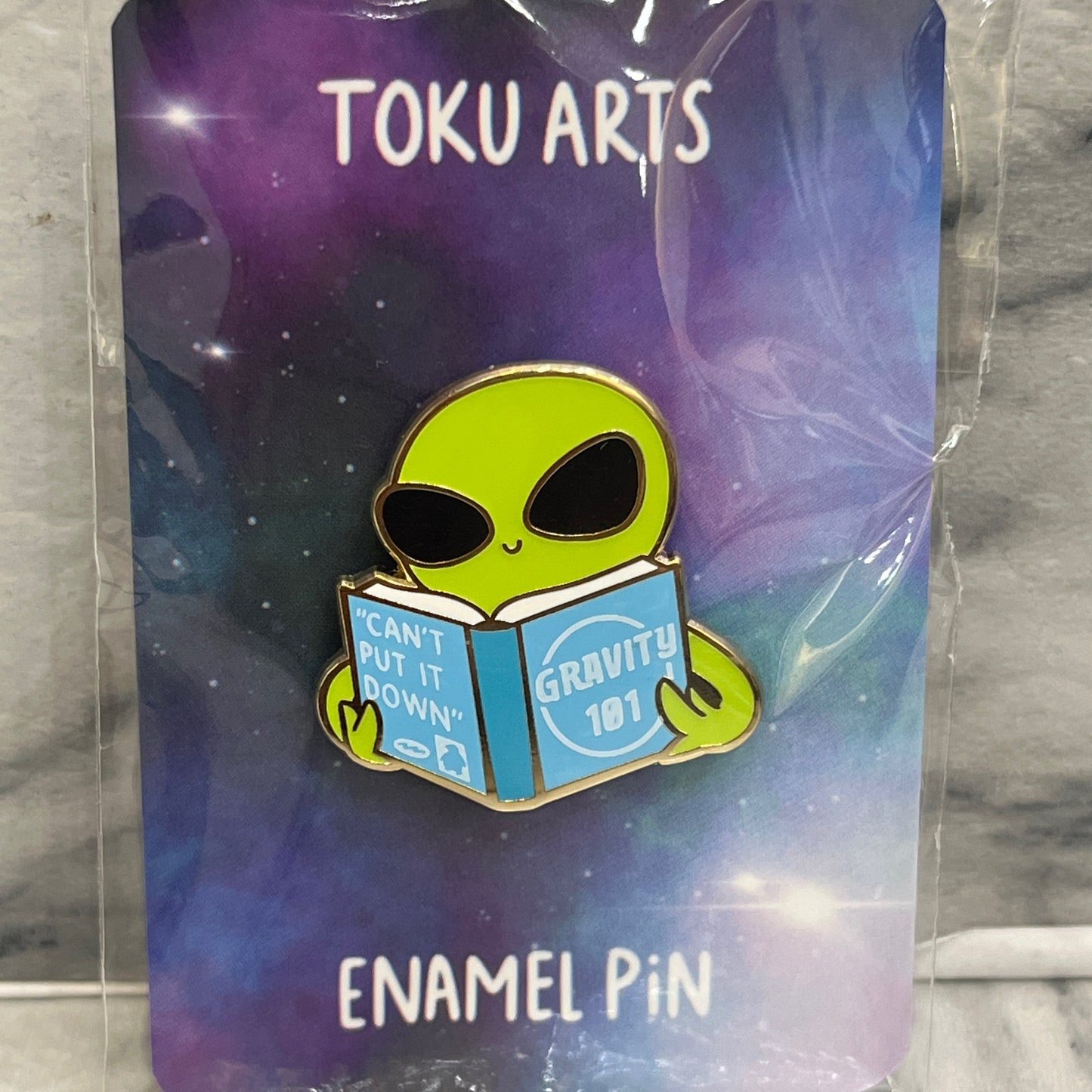 Book Alien Enamel Pin