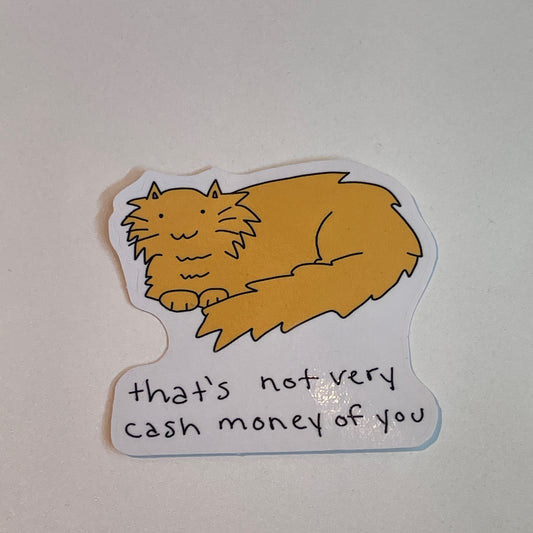 Cash Money Sticker