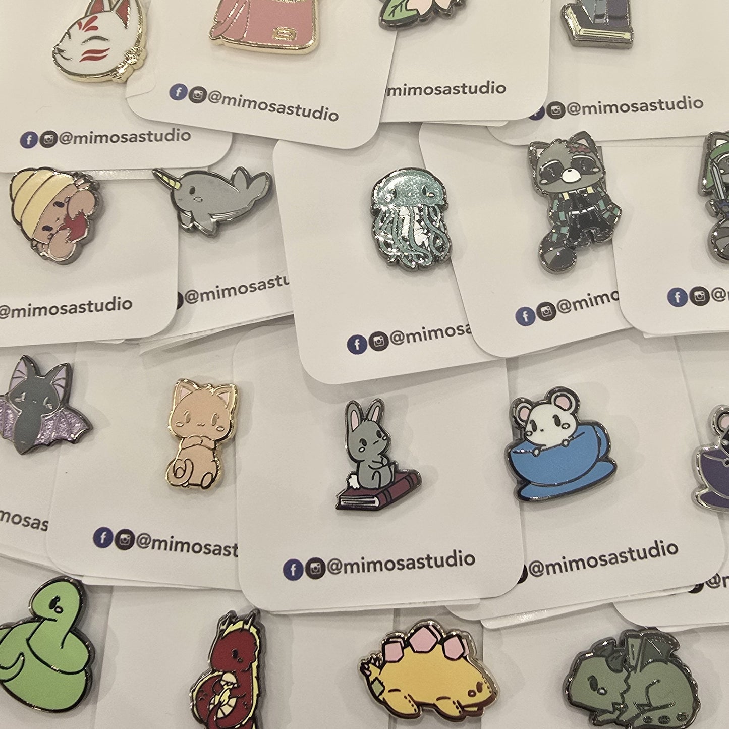 Mimosa Studio's Mini Enamel Pins