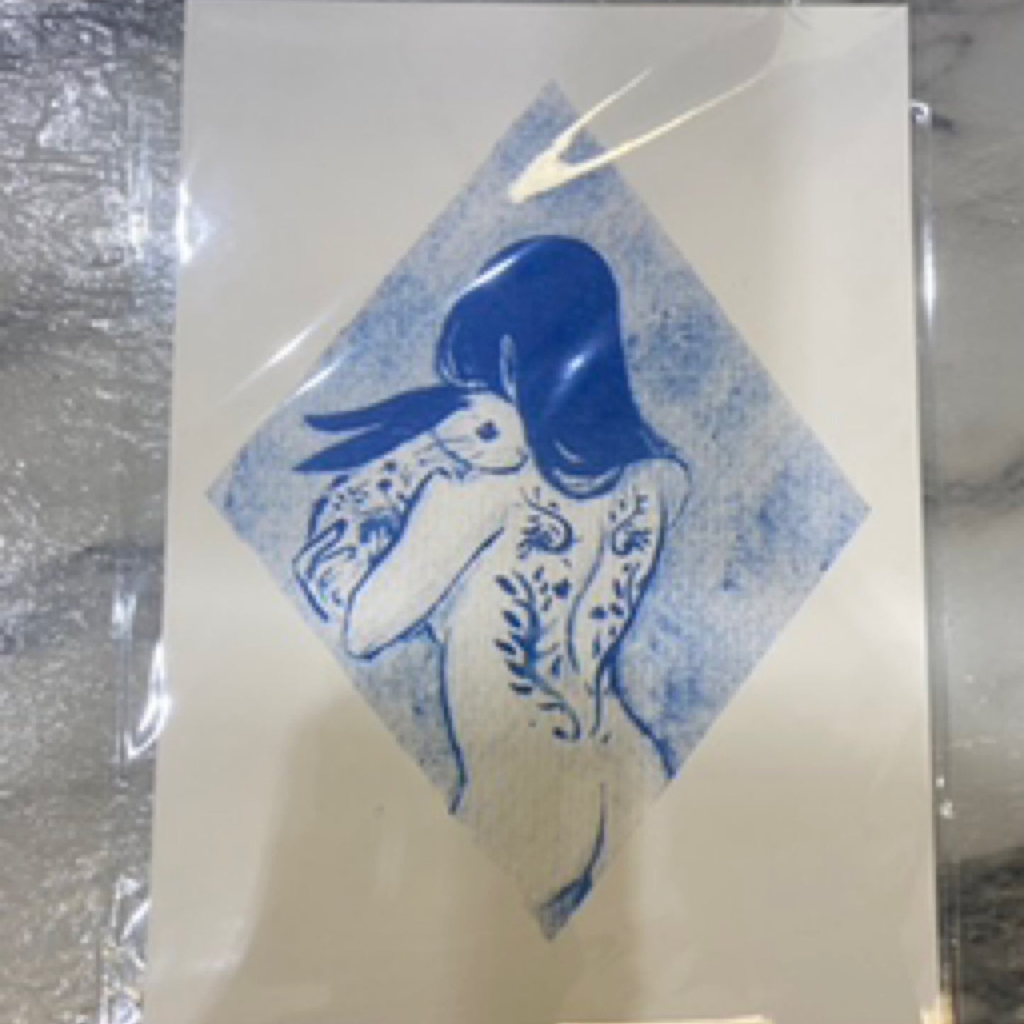 Porcelain I Risograph Print