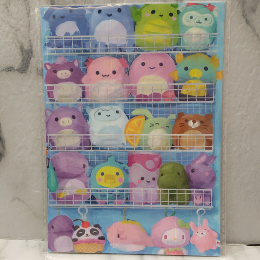 Squish Wall Mini Print
